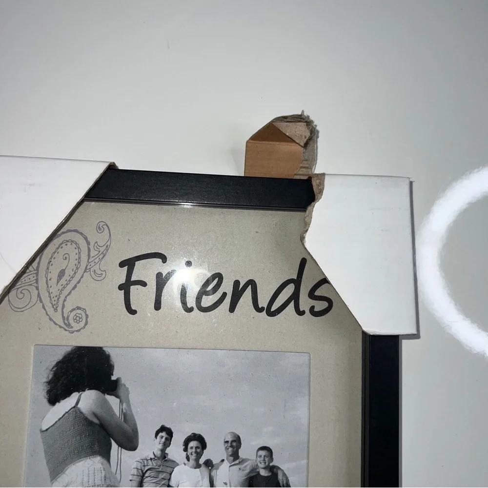 Fetco Brown 6 X 4 Friends 3 Photo Accent Collage Frame